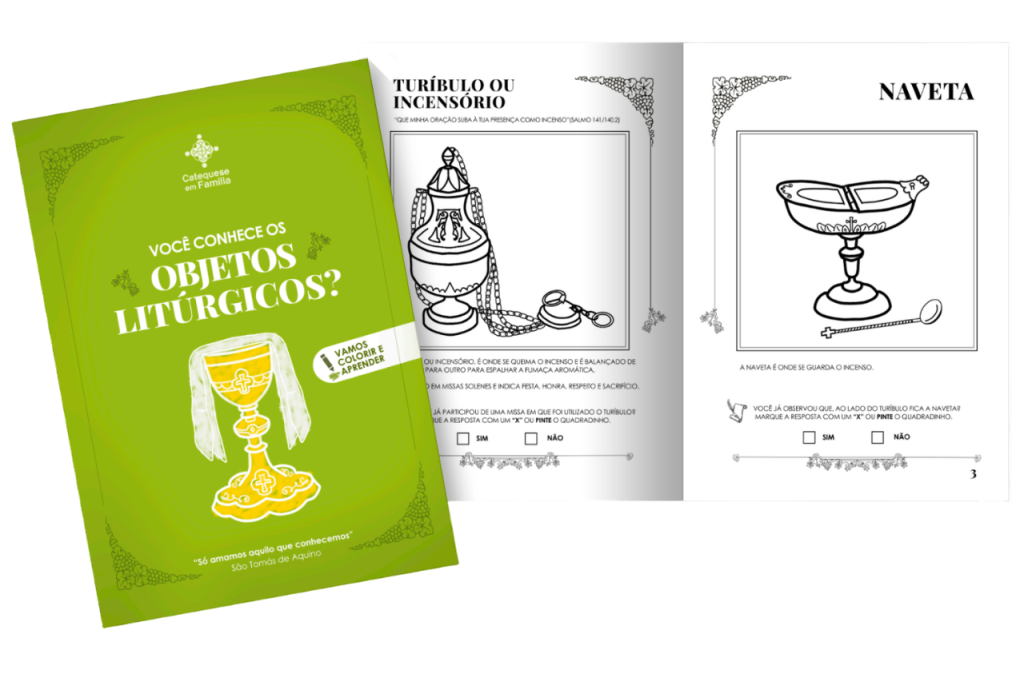 Atividade para catequese infantil